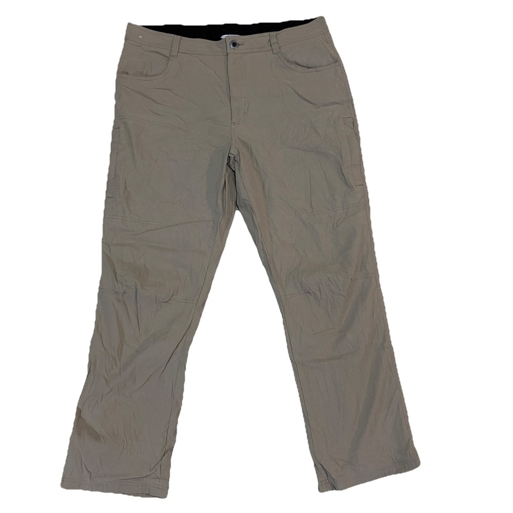 Orvis‎ Fleece Lined Khaki Pants Mens 38x30 Outdoor Hike Nylon Stretch Cargo